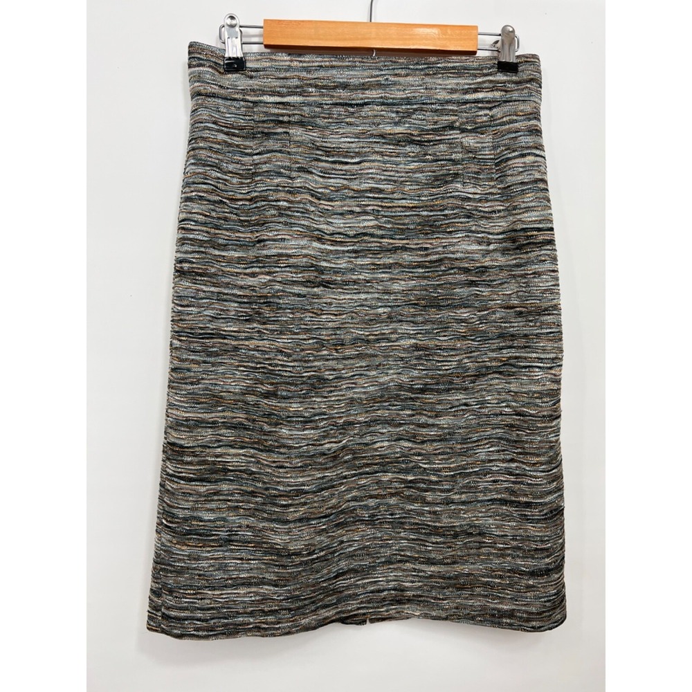 Isabel and Nina Pencil Skirt Multi-colored Copper, Bronze, Blue Women Size 6